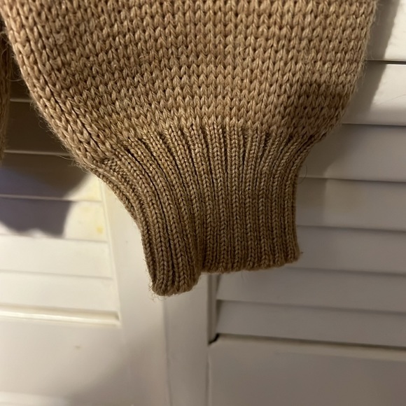 Racquet Club Grandpa Sweater with suede patches on elbows Size Large - Picture 8 of 14